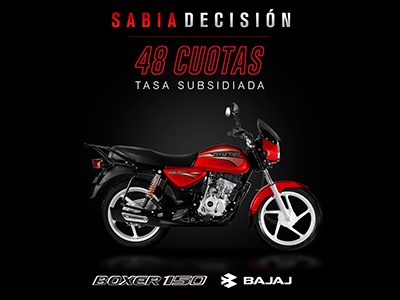 Bajaj se suma a las 48 cuotas fijas con el plan 'Mi Moto'